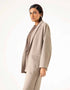 OVERSIZED TEXTURED BLAZER